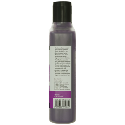 FW Acrylic Artists Ink 180ml-Purple Lake - 5A002YT2-1GZZ1 FW Acrylic Artists Ink 180ml-Purple Lake - 5A002YT2-1GZZ1