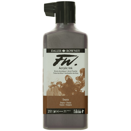 FW Acrylic Artists Ink 180ml-Sepia - 5A002YT2-1GZZ6 - 5011386119908