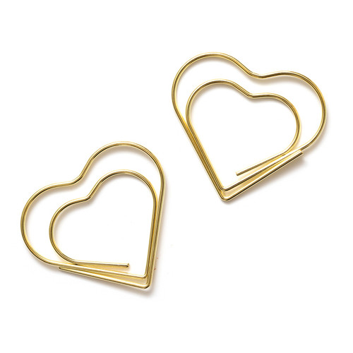 3 Pack - American Crafts Paper Clips 9/Pkg-Jumbo Heart - 5A002NHM-1GPY2