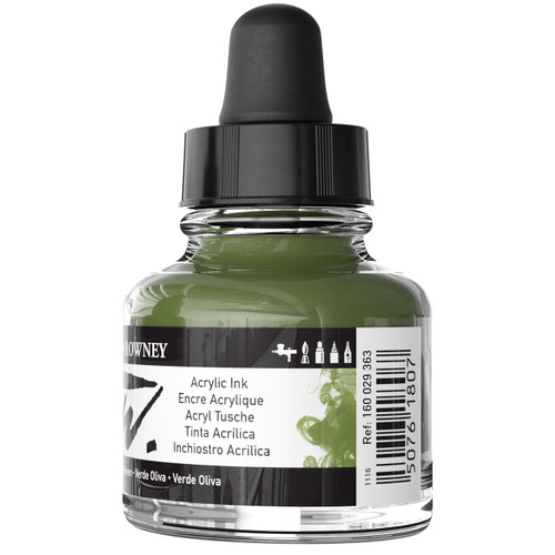 FW Acrylic Artists Ink 1oz-Olive Green - 5A002YRG-1GZZ7 FW Acrylic Artists Ink 1oz-Olive Green - 5A002YRG-1GZZ7