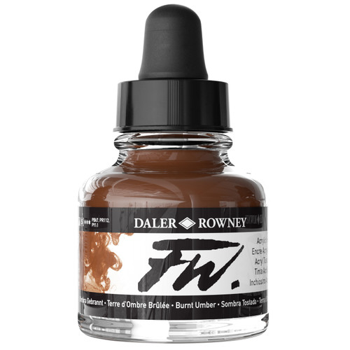 FW Acrylic Artists Ink 1oz-Burnt Umber - 5A002YRG-1GZZH - 000050761883