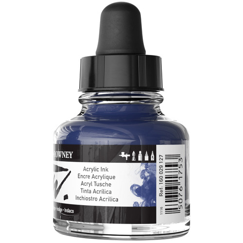 FW Acrylic Artists Ink 1oz-Indigo - 5A002YRG-1GZZM FW Acrylic Artists Ink 1oz-Indigo - 5A002YRG-1GZZM