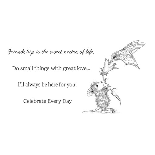 House Mouse Cling Rubber Stamp-Sweet Nectar, Rare Bloom - 5A0031VK-1H3FM House Mouse Cling Rubber Stamp-Sweet Nectar, Rare Bloom - 5A0031VK-1H3FM