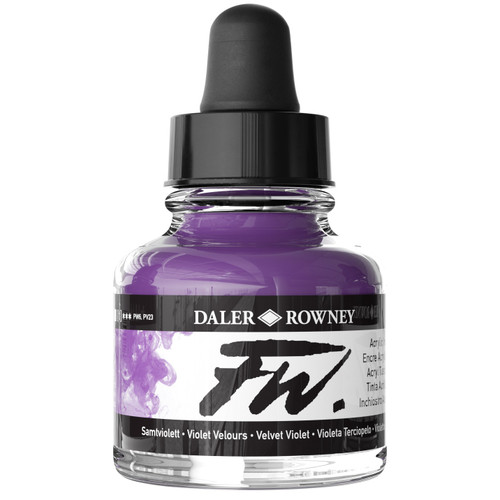 FW Acrylic Artists Ink 1oz-Velvet Violet - 5A002YRG-1GZZX - 5011386024004