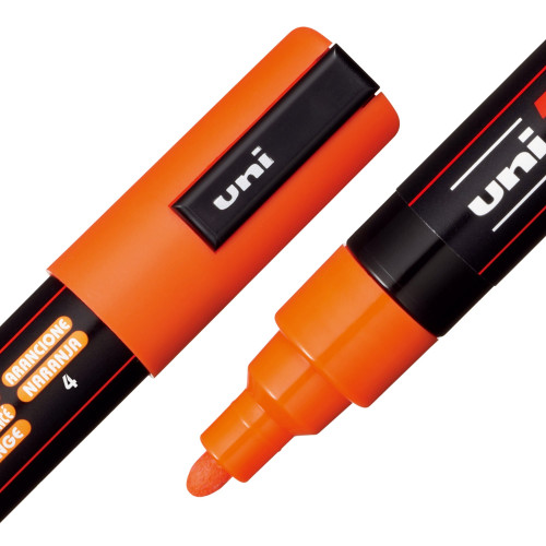POSCA 5M Medium Bullet Tip 2.5mm Paint Marker-Orange - PC-5M-1H3DF