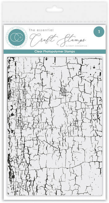 Craft Consortium Photopolymer Stamp set-Cracked Surface, Journaling Phase 2 - 5A0031QT-1H3BH - 5060921933134