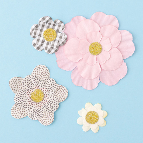 3 Pack - American Crafts DIY Shop -Textured Flowers - 5A002NPJ-1GPZ5