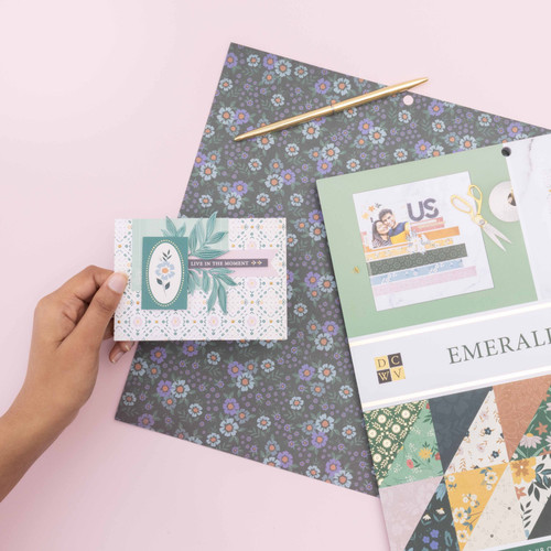 3 Pack - DCWV Premium Paper 12"X12" 36/Pkg-Emerald Flora - 5A002PFC-1GQV9 3 Pack - DCWV Premium Paper 12"X12" 36/Pkg-Emerald Flora - 5A002PFC-1GQV9