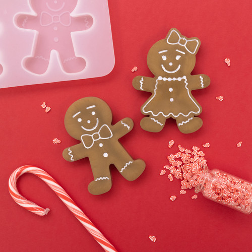 3 Pack - AC Color Pour Resin Mold-Gingerbread Coaster - 5A002P92-1GQCF 3 Pack - AC Color Pour Resin Mold-Gingerbread Coaster - 5A002P92-1GQCF