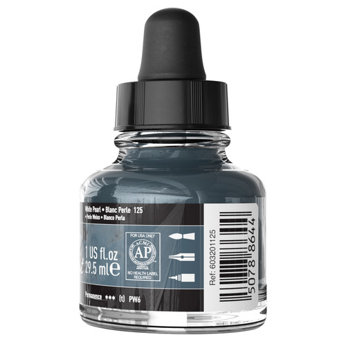 FW Pearlescent Liquid Acrylic Paint 1oz-White Pearl - 5A002YSS-1H006 FW Pearlescent Liquid Acrylic Paint 1oz-White Pearl - 5A002YSS-1H006