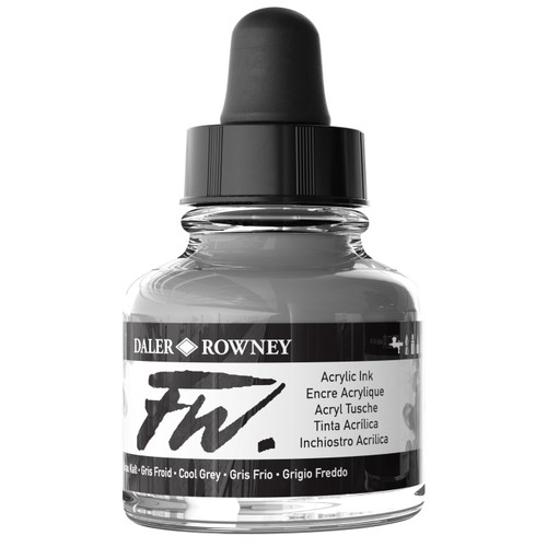 FW Acrylic Artists Ink 1oz-Cool Grey - 5A002YRG-1H007