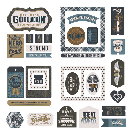 PhotoPlay Ephemera Cardstock Die-Cuts-Wingman - 5A0031R0-1H3BS