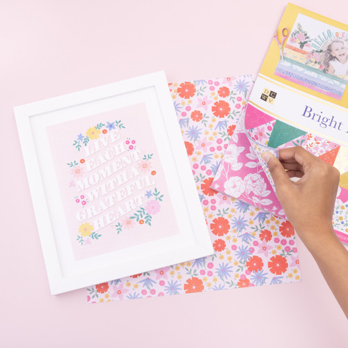 3 Pack - DCWV Premium Paper 12"X12" 36/Pkg-Bright Blooms - 5A002PT2-1GQZ0