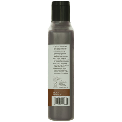 FW Acrylic Artists Ink 180ml-Burnt Umber - 5A002YT2-1H00N