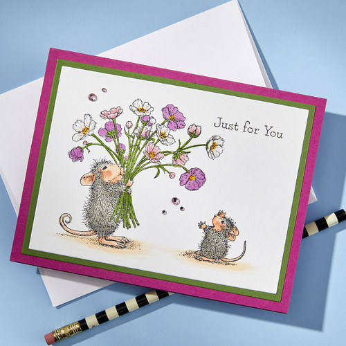 House Mouse Cling Rubber Stamp-Rare Bloom - 5A0031TT-1H3FY House Mouse Cling Rubber Stamp-Rare Bloom - 5A0031TT-1H3FY