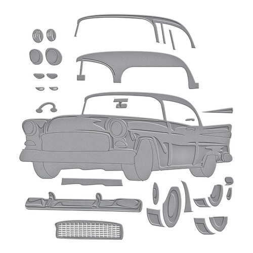 Spellbinders Etched Dies By Mindy Eggen-Classic Car, Classic Road Legends - 5A0031V7-1H3G1