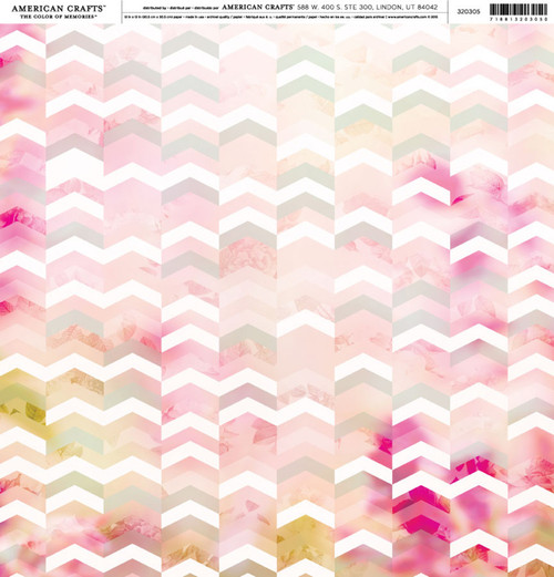 25 Pack American Crafts Brands Everyday Cardstock 12"X12"-C'est La Vie 11 EDPP-20305 - 718813203050
