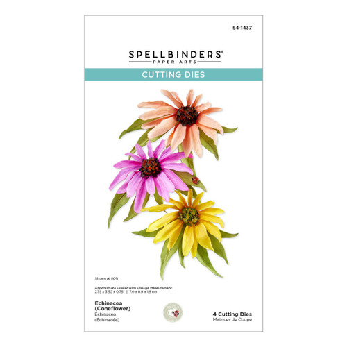 Spellbinders Etched Dies By Susan Tierney-Cockburn-Echinacea (Coneflower) - 5A0031TN-1H3GV - 810176104491