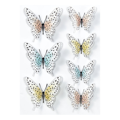 Spellbinders Butterfly Embellishments From Rosie's Studio-Hello It's Me - 5A0031VB-1H3H2 - 9420041688400