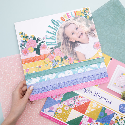 DCWV Premium Paper 12"X12" 36/Pkg-Bright Blooms - 5A002PT2-1GQZ0 DCWV Premium Paper 12"X12" 36/Pkg-Bright Blooms - 5A002PT2-1GQZ0