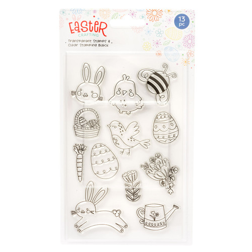 AC Stamp Set 13/Pkg-Transparent - 5A002QGJ-1GRXQ - 718813172073