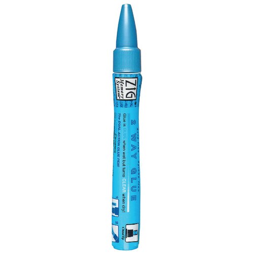Sticky Thumb/ZIG 2 Way Glue Pen Carded-Chisel Tip - 5A002NBP-1GQ55