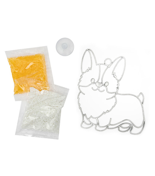 Colorbok Makit & Bakit Suncatcher Kit-Corgi - 5A002V16-1GWNV