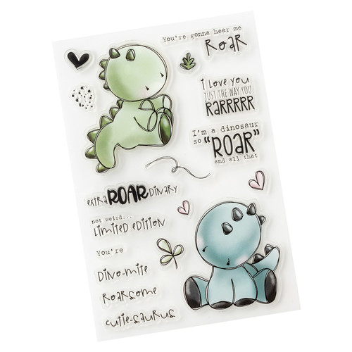 American Crafts Hampton Art Clear Stamps-Roarsome - 5A002PZC-1GRP4