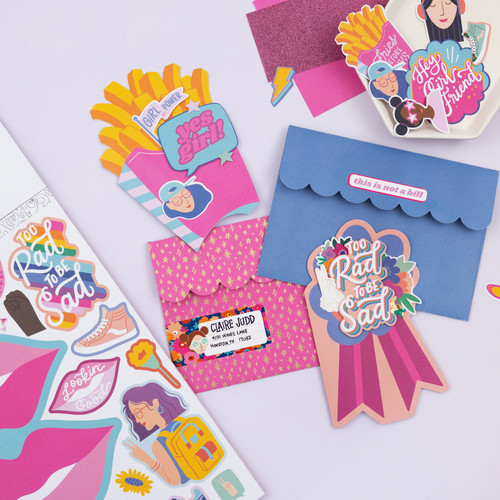 Damask Love Project Pad 12"X12"-Girl Power - 5A002PJB-1GQX7