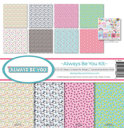 Reminisce Collection Kit 12"X12"-Always Be You - 5A0030W5-1H2C9 - 840310208570