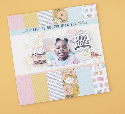 DCWV Premium Paper 12"X12" 36/Pkg-Perfectly Splendid - 5A002PMW-1GR65