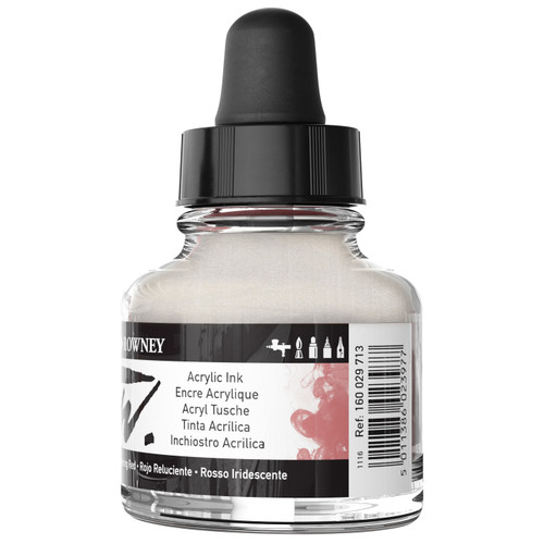FW Acrylic Artists Ink 1oz-Shimmering Red - 5A002YRG-1GZYH