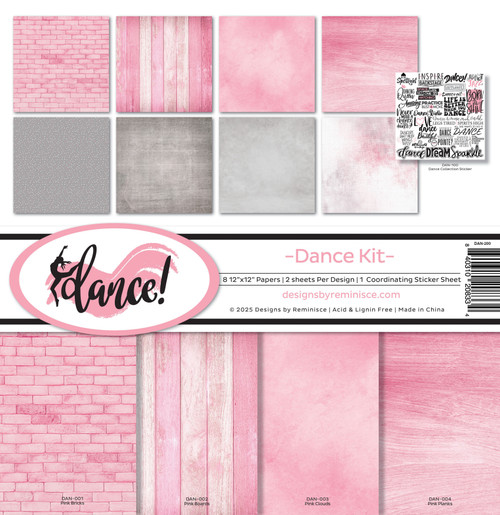 Reminisce Collection Kit 12"X12"-Dance! - 5A0030W8-1H2CC - 840310208334