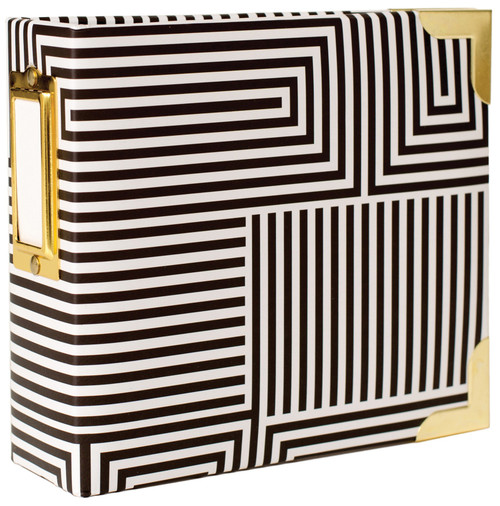 Project Life D-Ring Album 4"X4"-Black & White - 312074 - 718813120746