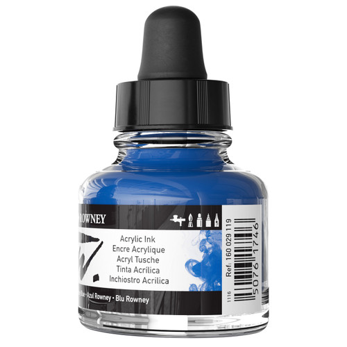 FW Acrylic Artists Ink 1oz-Rowney Blue - 5A002YRG-1GZYR FW Acrylic Artists Ink 1oz-Rowney Blue - 5A002YRG-1GZYR