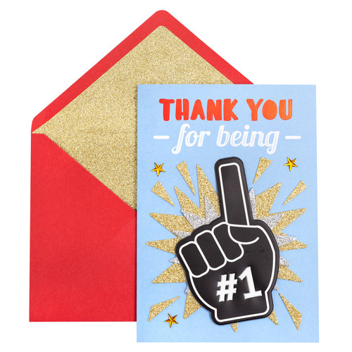 Jolee's Boutique Greeting Card 5"X7"-Number One - 5A002N8X-1GQ2W