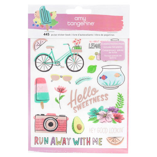 Amy Tan Stay Sweet Sticker Book 445/Pkg- - 351208 - 718813512084