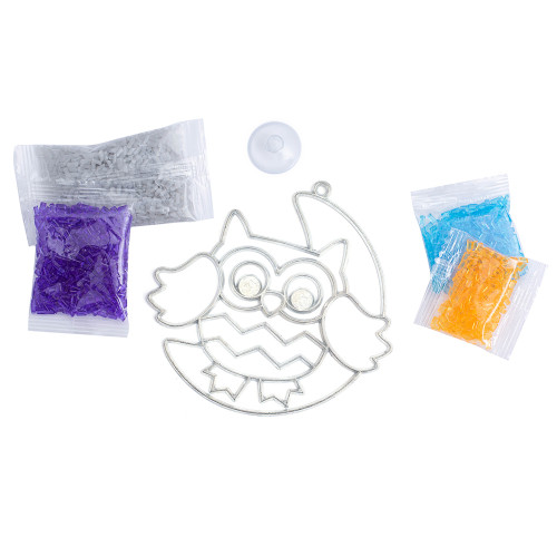 Colorbok Makit & Bakit Suncatcher Kit-Owl - 74515