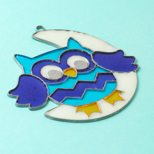 Colorbok Makit & Bakit Suncatcher Kit-Owl - 74515 Colorbok Makit & Bakit Suncatcher Kit-Owl - 74515