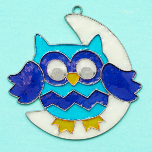 3 Pack - Colorbok Makit & Bakit Suncatcher Kit-Owl - 74515