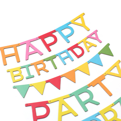 Happy Hooray Thickers Stickers 5.5"X11" 2 Sheets-Phrases & Banners/Printed Chipboard - PBHHTS-32617