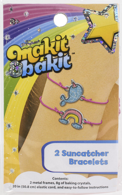 3 Pack - Colorbok Makit & Bakit Suncatcher Kit-Bracelets Charms 2/Pkg - TB-00048 - 765468000480