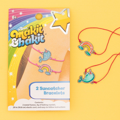 3 Pack - Colorbok Makit & Bakit Suncatcher Kit-Bracelets Charms 2/Pkg - TB-00048