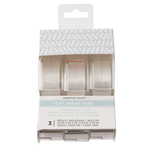 American Crafts Adhesive Tape 3/Pkg-Tape - 5A002NCF-1GPWY - 718813172868