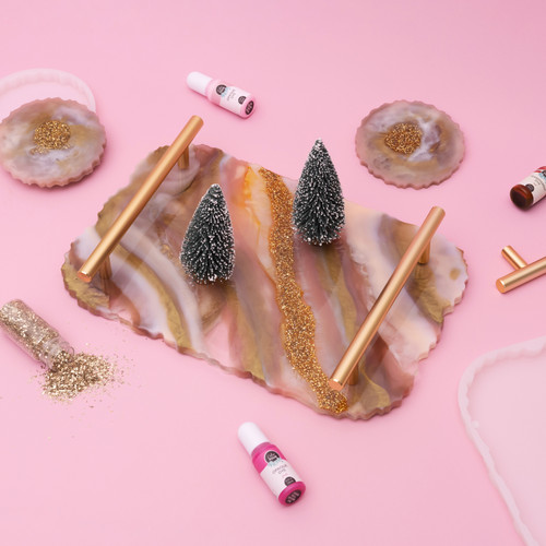 AC Color Pour Resin Mold Set-Tray and Coaster - 5A002NW3-1GQDK