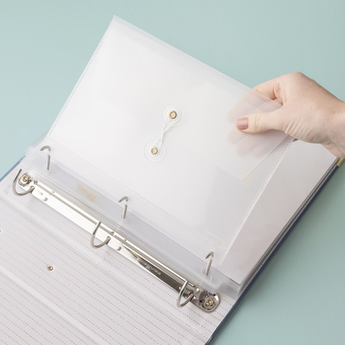 Heidi Swapp Storyline2 D-Ring Album 8.5"X11"-Watercolor - HS313680