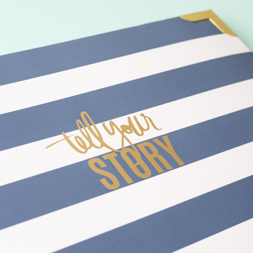 Heidi Swapp Storyline2 D-Ring Album 8.5"X11"-Watercolor - HS313680