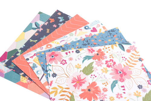 Pink Paislee Single-Sided Paper Pad 6"X6" 36/Pkg-Whimsical W/Copper Foil - 310715 Pink Paislee Single-Sided Paper Pad 6"X6" 36/Pkg-Whimsical W/Copper Foil - 310715