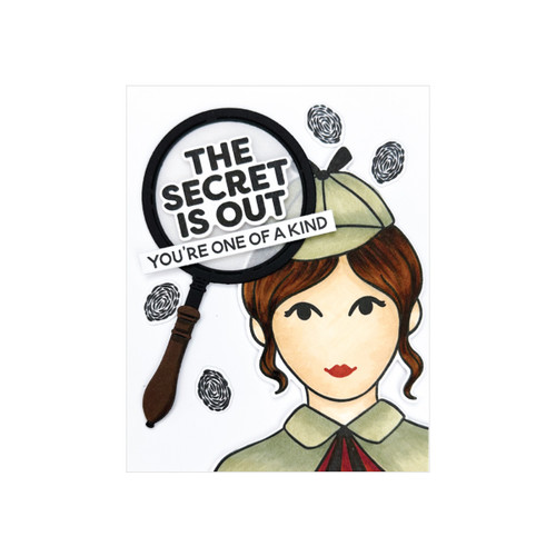 Hero Arts Case Closed Clear Stamps 4"X6"-It's No Mystery - 5A0031TJ-1H3FH Hero Arts Case Closed Clear Stamps 4"X6"-It's No Mystery - 5A0031TJ-1H3FH