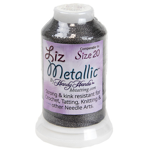 Handy Hands Liz Metallic Size 20 Thread-Charcoal - HM20-1H3MJ - 769826203421 Handy Hands Liz Metallic Size 20 Thread-Charcoal - HM20-1H3MJ - 769826203421